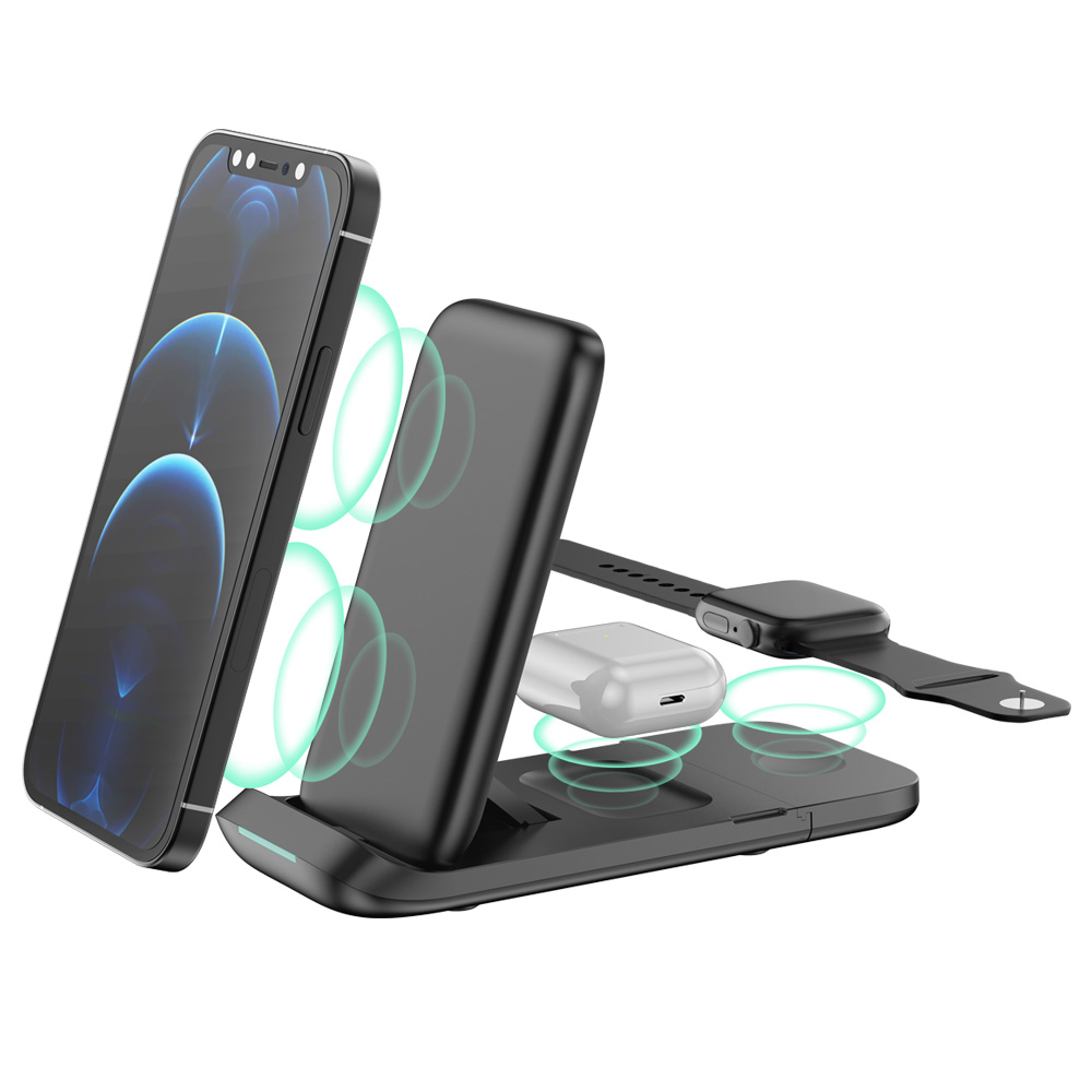 Foldable Magnetic 3 IN 1 Fast Wireless Charger