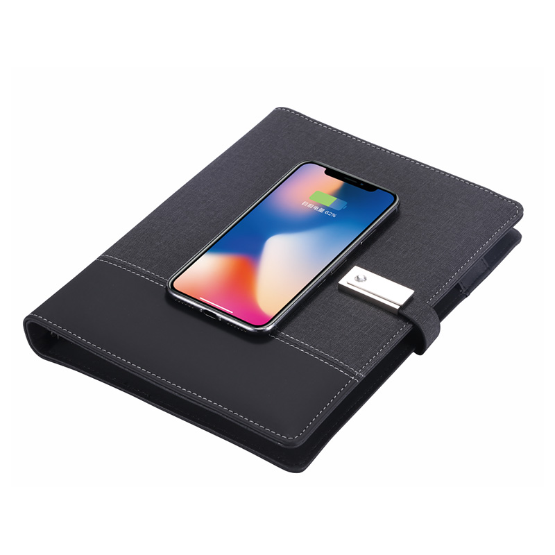 E2 Power Bank Notebook Wireless Charger  With Read Lamp